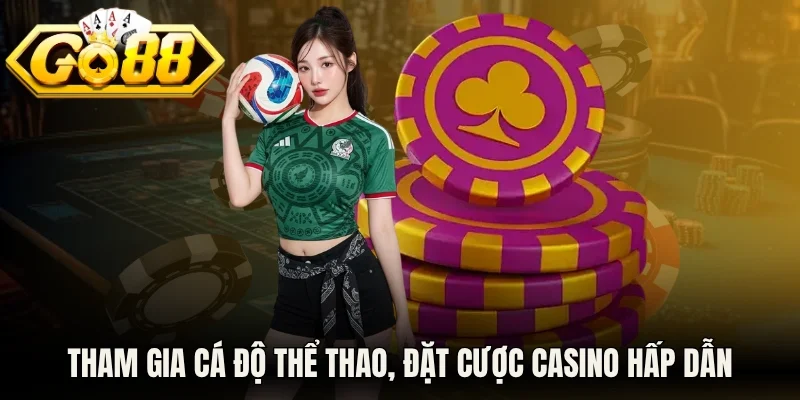 Tham gia cá độ thể thao, đặt cược casino hấp dẫn